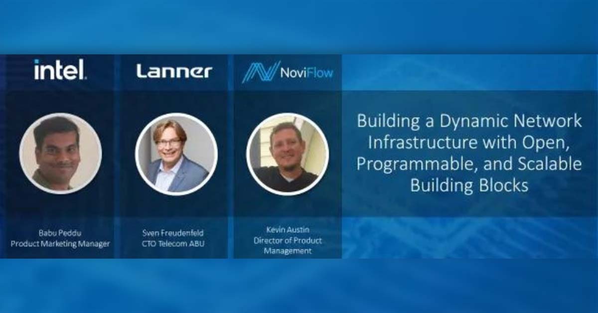 Webinar – Building a Dynamic Network Infrastructure