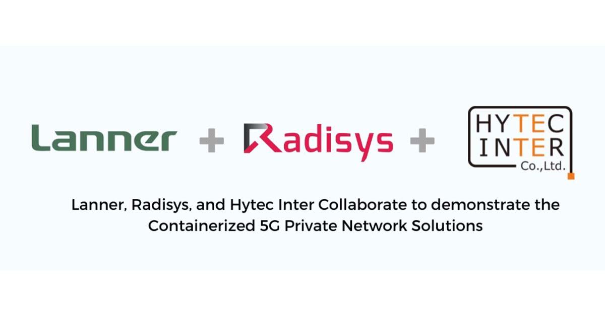 Lanner, Radisys, and Hytec Inter Collaborate to demonstrate the Containerized 5G Private Network Solutions